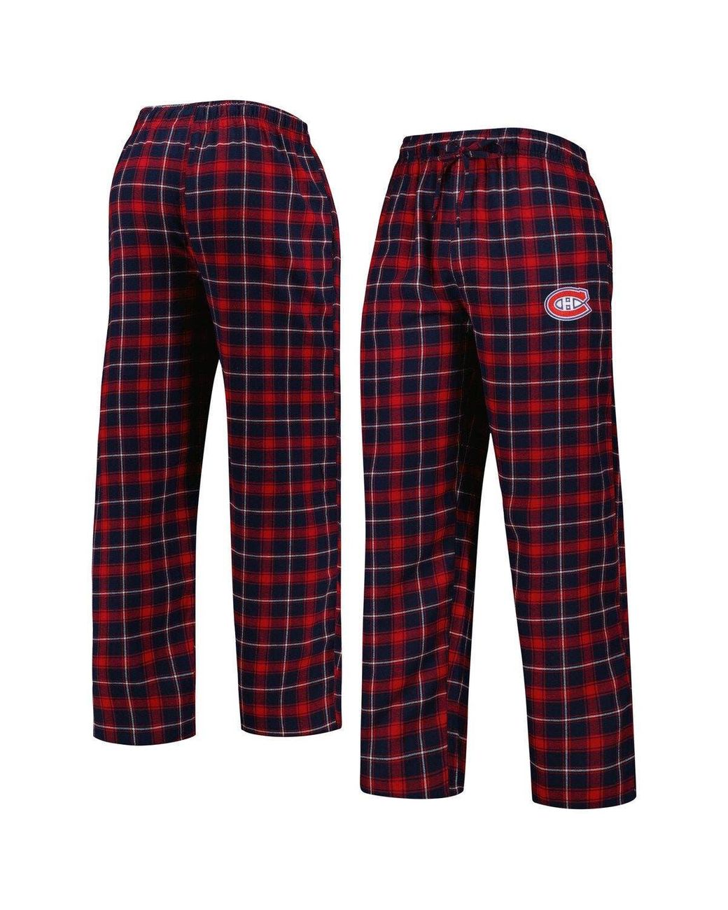Concepts Sport Navy/red Montreal Canadiens Ledger Flannel Sleep Pants ...