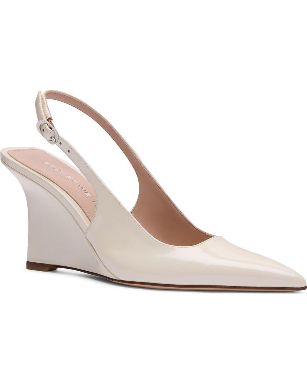 Stuart Weitzman Multicolor Vinnie Slingback Wedge 85