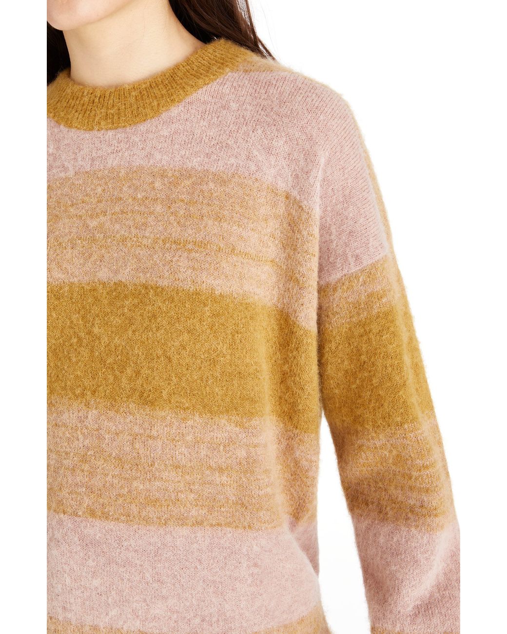Madewell Otis Space Dye Pullover Sweater in Orange | Lyst