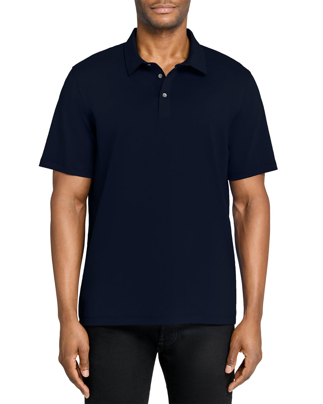 W.r.k. Blue Solid Reworked Slim Fit Polo for men
