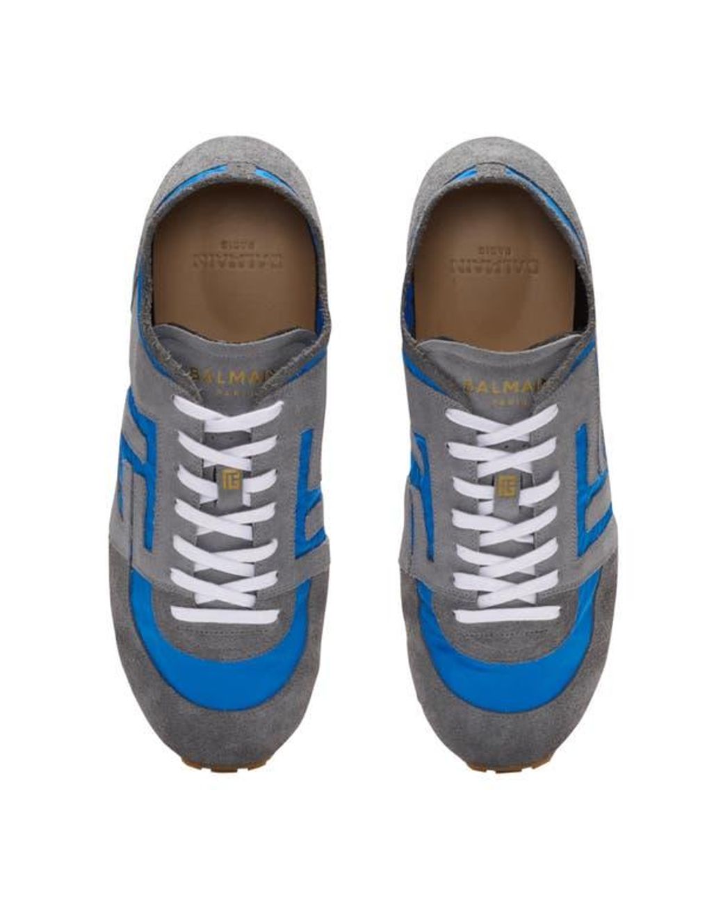 Balmain Racer 45 Trainers in Blue for Men | Lyst