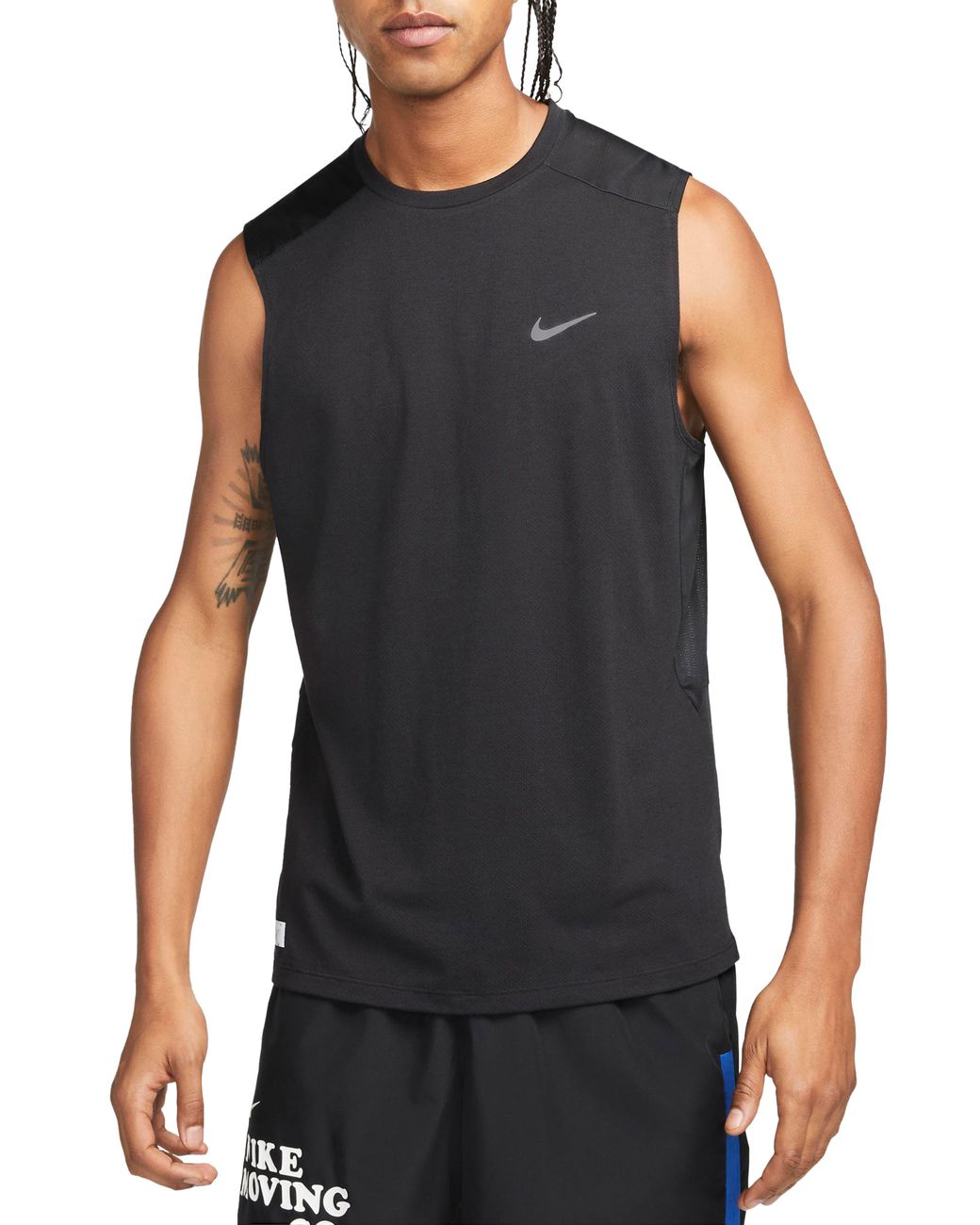 Nike Drifit Run Division Rise 365 Phantom Sleeveless Running Tshirt