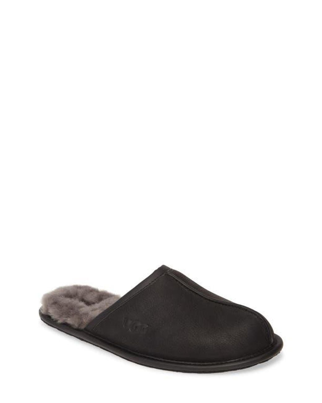 Ugg Black ugg(r) Genuine Shearling Scuff Slipper for men
