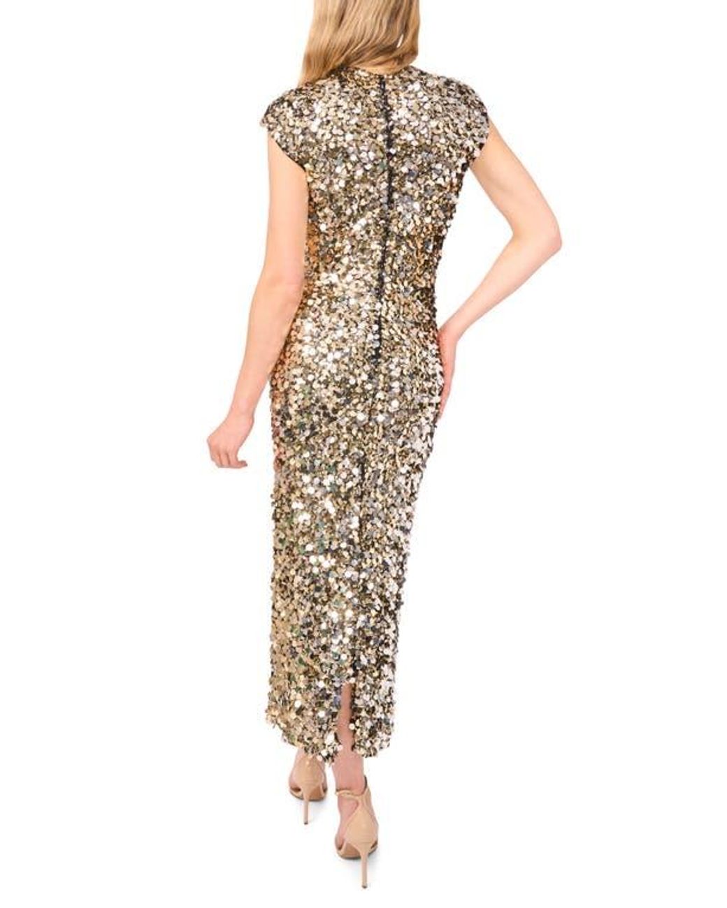 Ted Baker Metallic Lea Sequin Dress