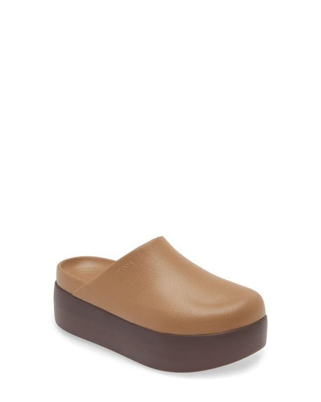 CROCSTM Brown Dylan Platform Clog