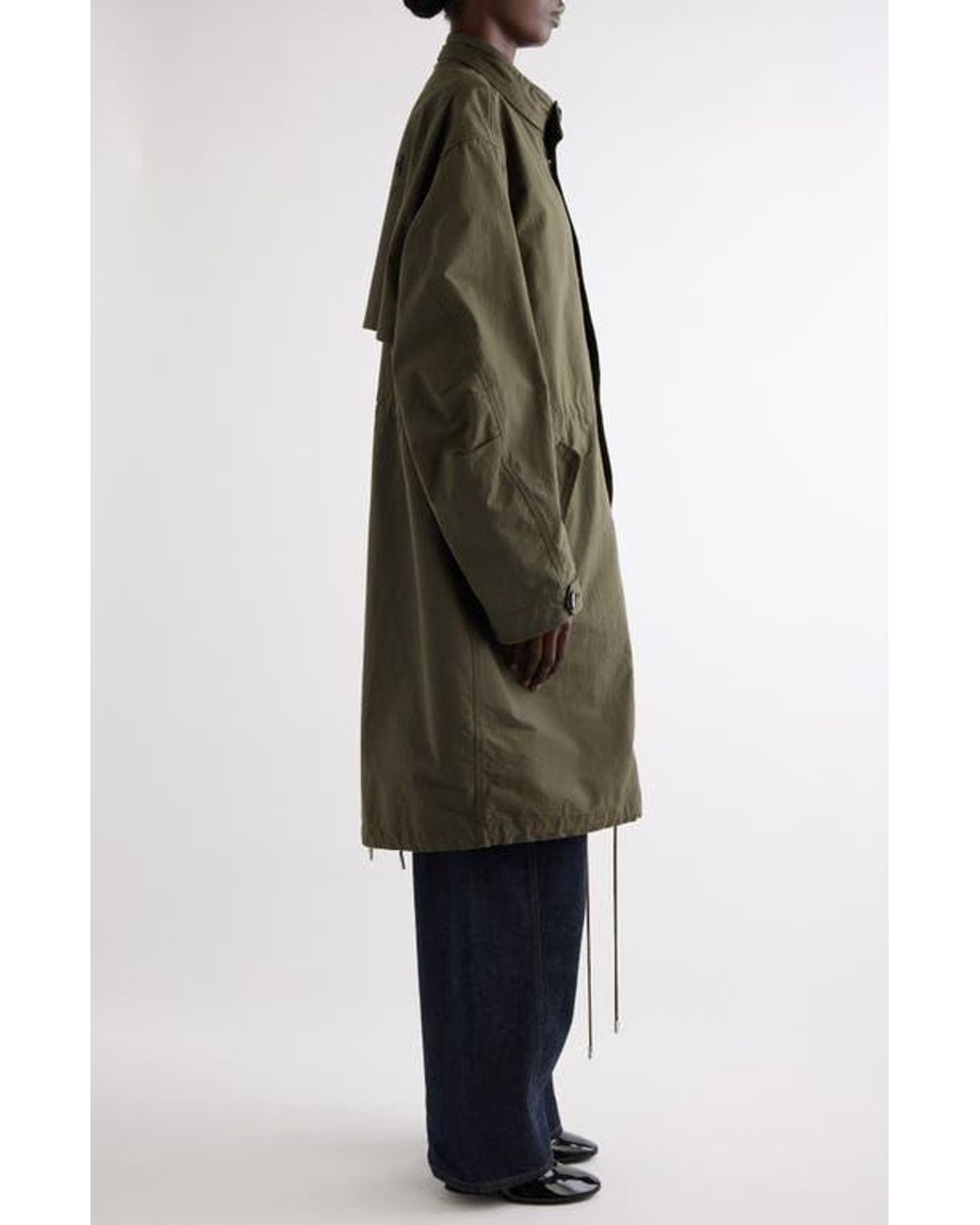 Givenchy Green Cocoon Parka