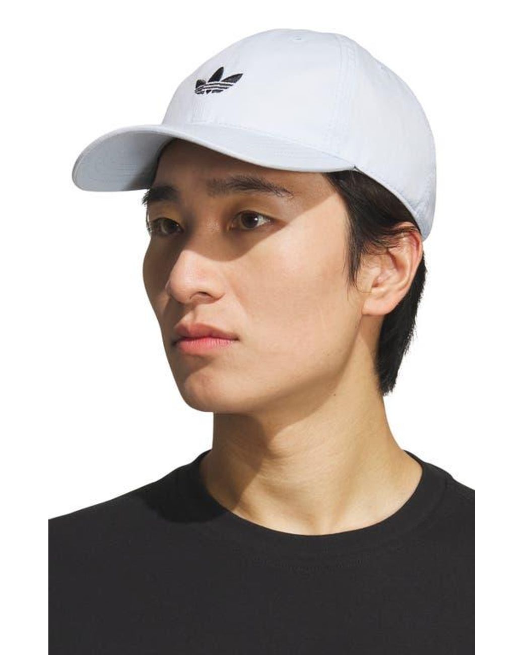 adidas Trefoil Adjustable 6-Panel Baseball Cap in Blue for Men | Lyst