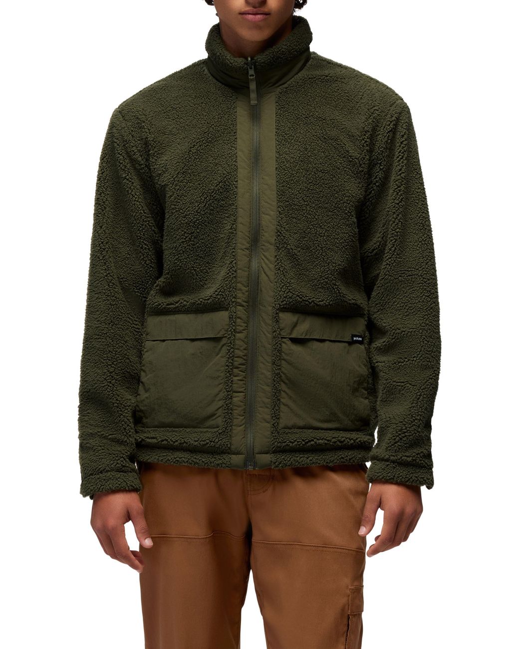 Prana Green Encinitas Reversible Jacket for men