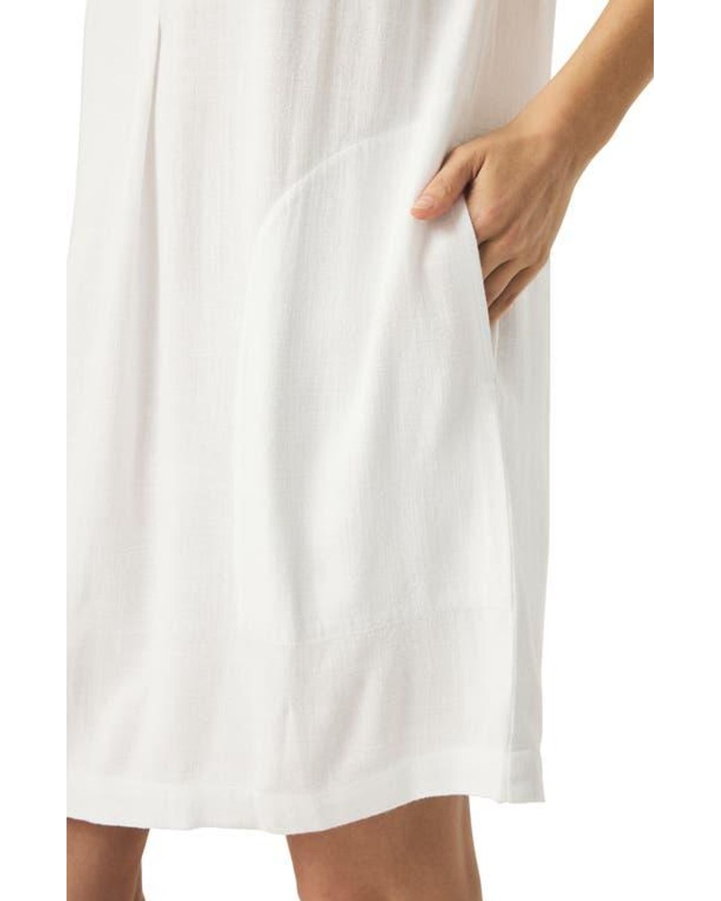 Splendid White Wren Shift Minidress