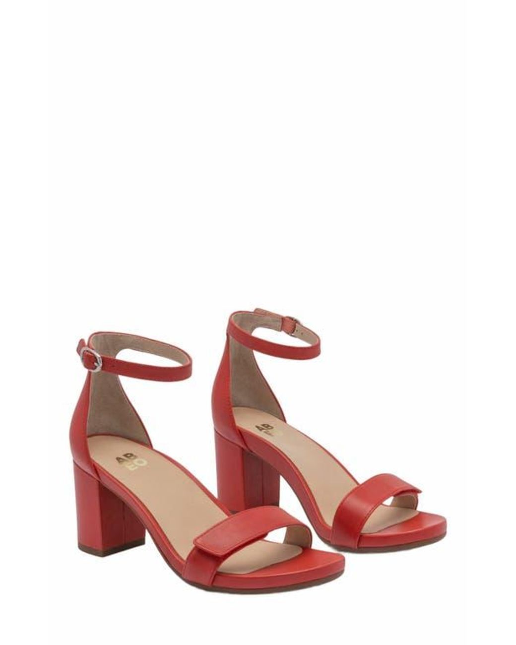 ABEO Brown Tempo Strap Heels