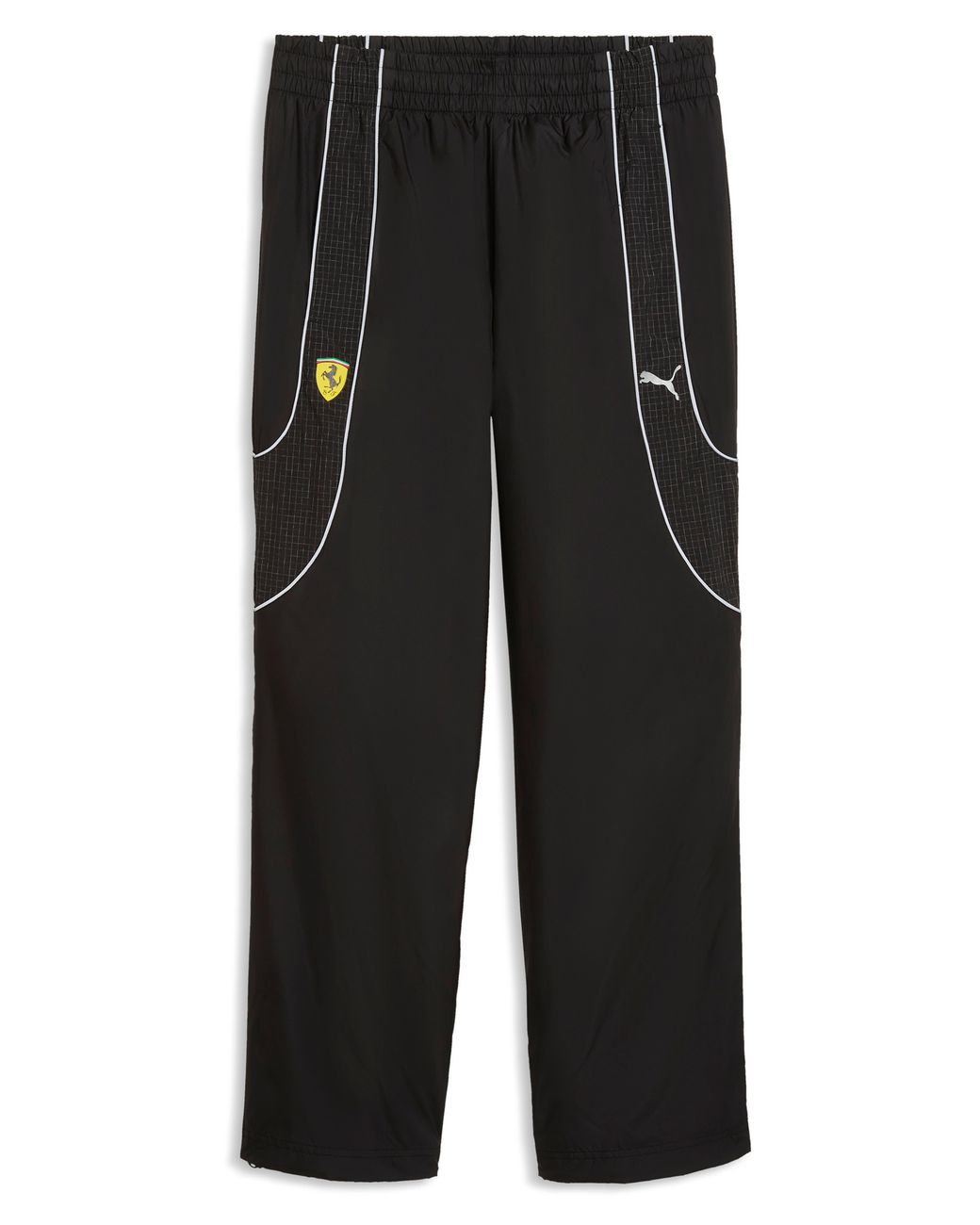 PUMA Black Ferrari Tech Track Pants for men