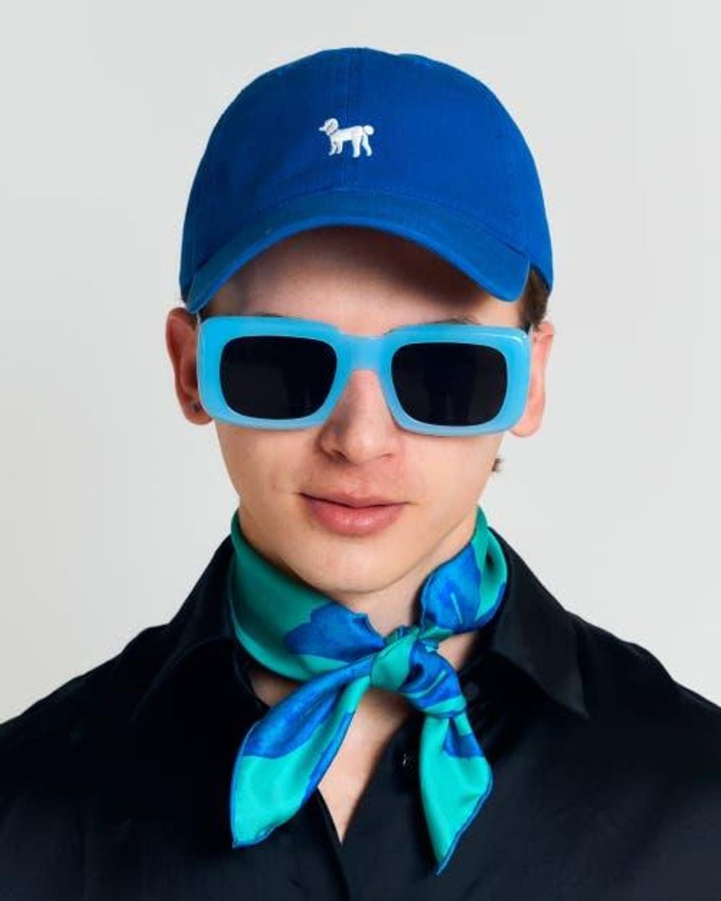 Lost Pattern Blue Pan Pan Baseball Cap