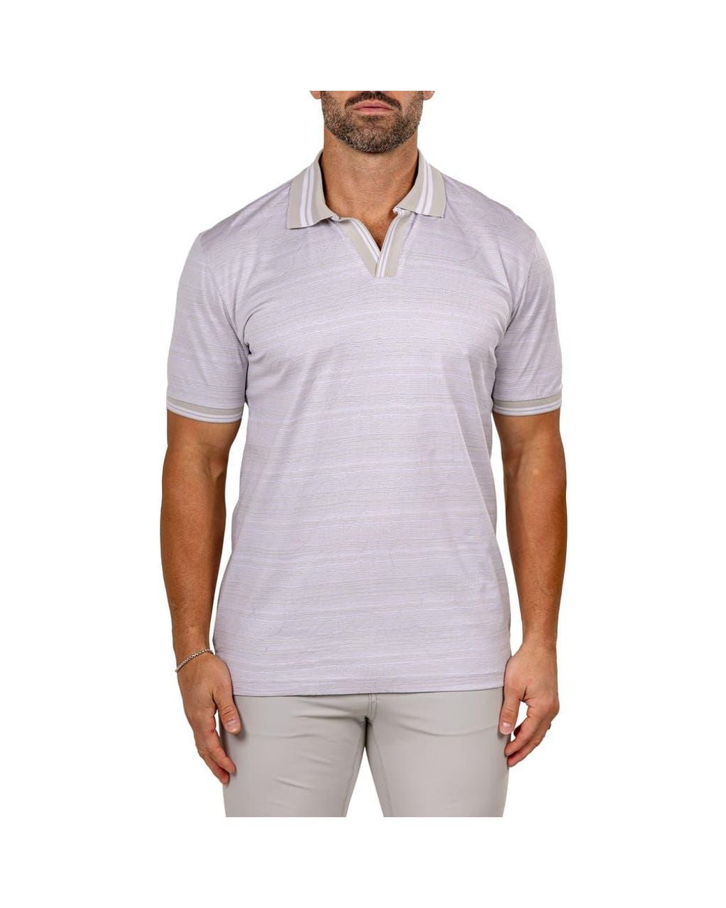 Maceoo Purple Marthy Polo for men