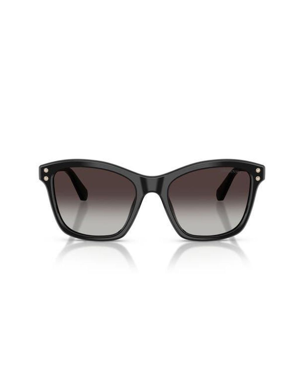 Swarovski Black 54Mm Gradient Square Sunglasses