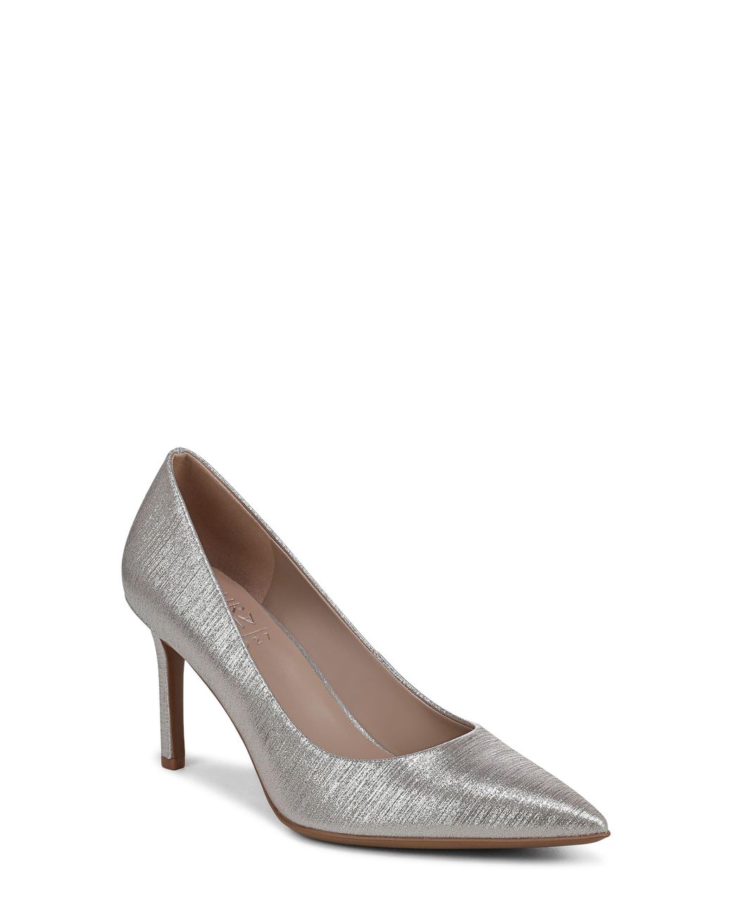 Naturalizer White Anna Pointed Toe Pump