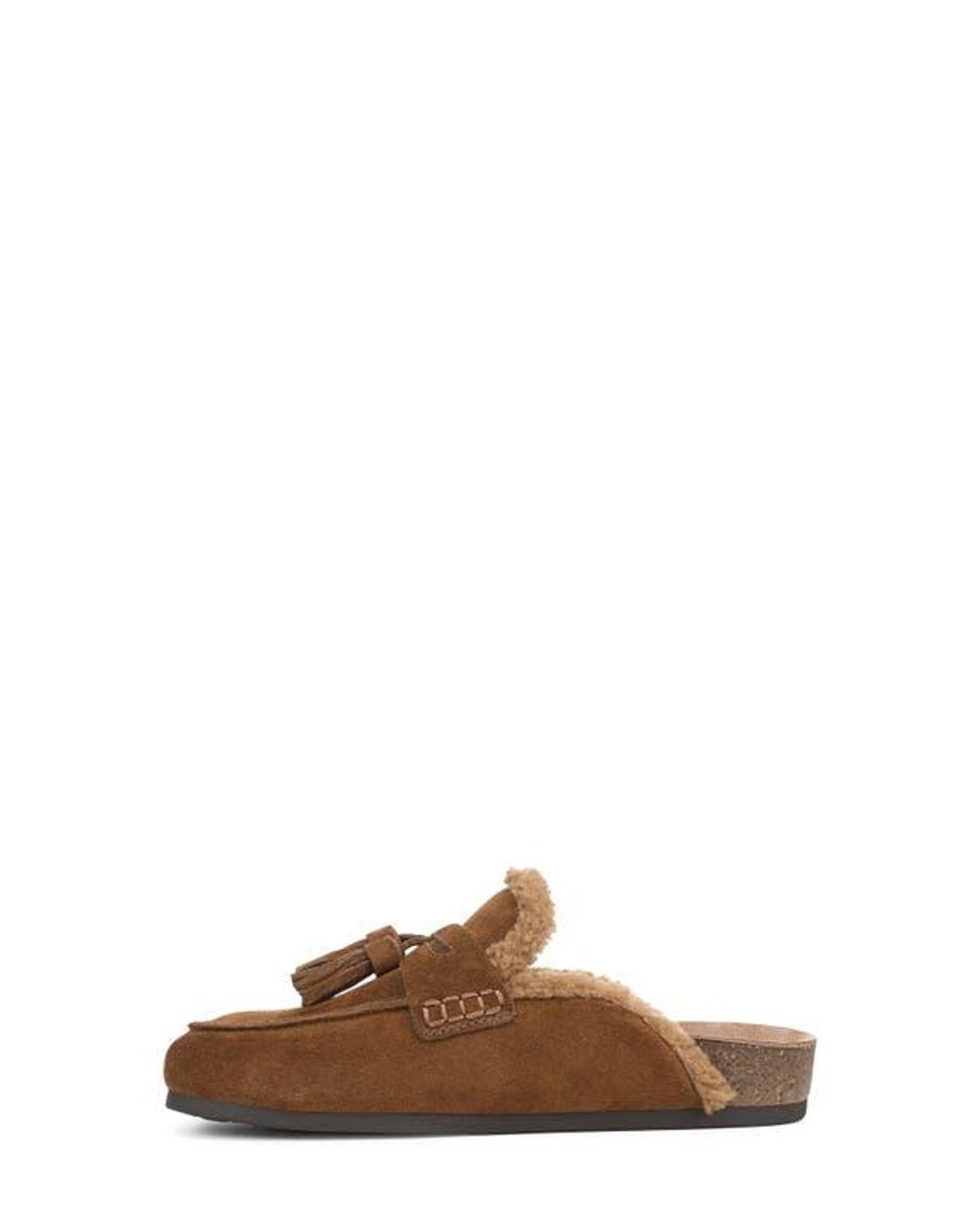 Sam Edelman Brown Astrid Genuine Shearling Lined Mule