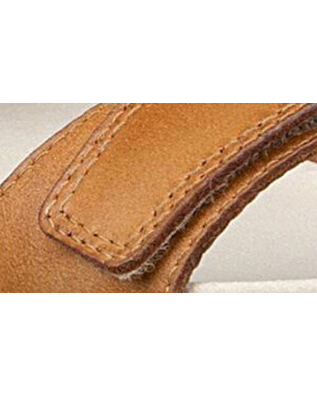 Ecco Brown Soft Three Strap Sandal