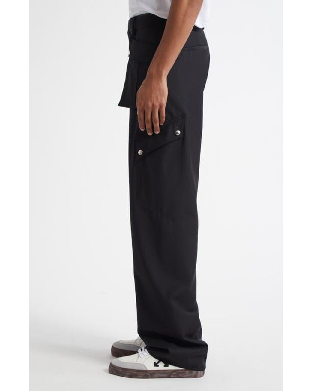 Off-White c/o Virgil Abloh Tailored Wool Blend Gabardine