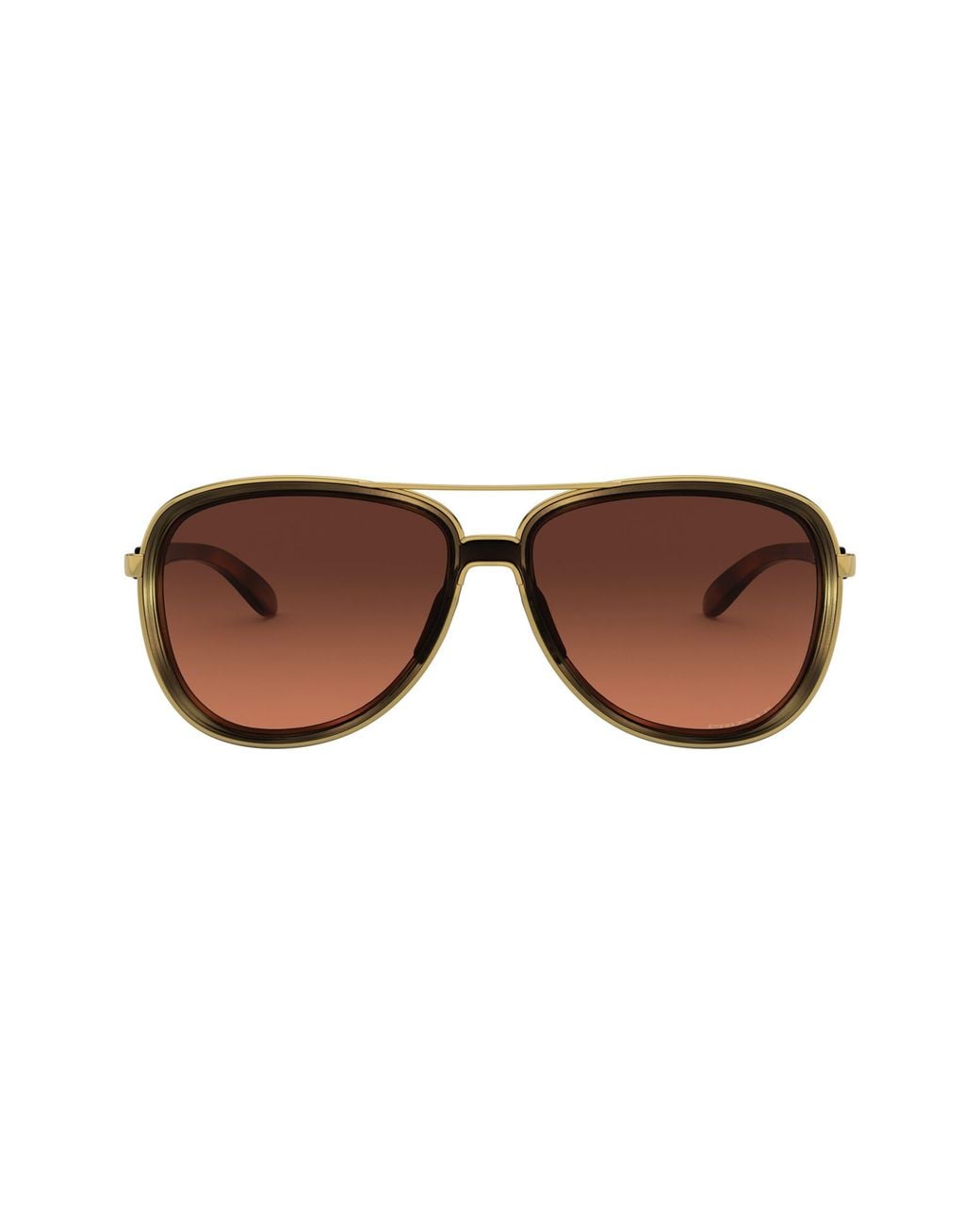 Oakley Brown Split Time 58Mm Prizm Pilot Sunglasses for men