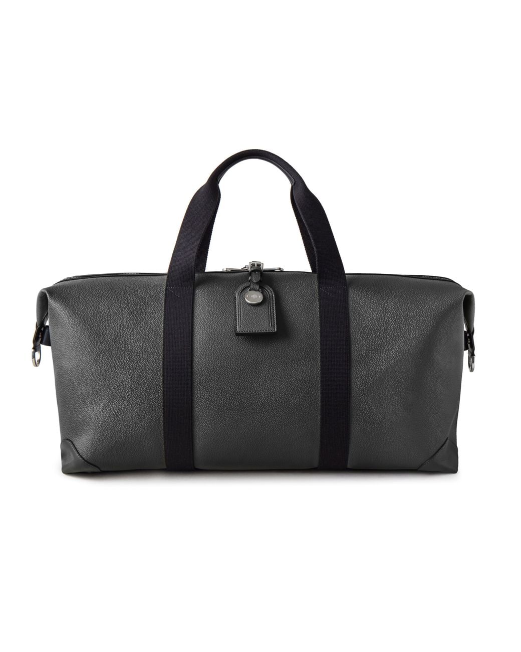Mulberry Black Medium Clipper Leather Duffel