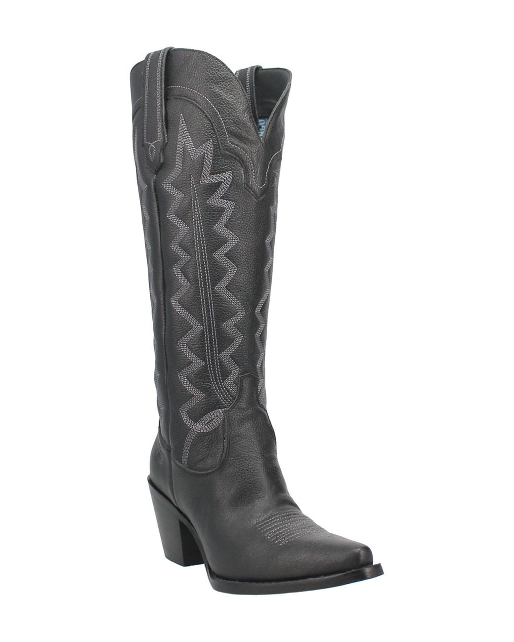 Dingo Black Knee High Western Boot