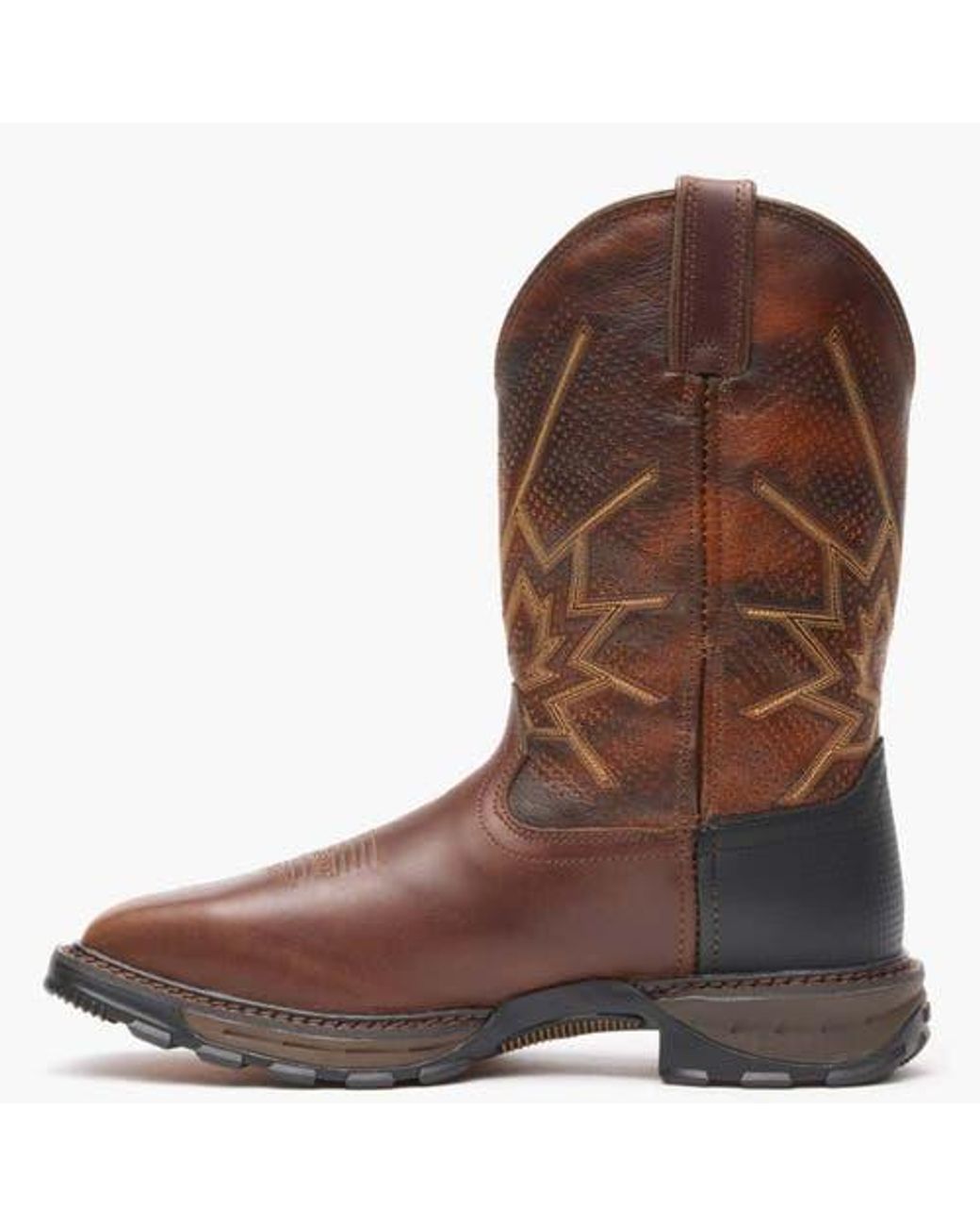 Durango Brown Steel Toe Ventilated Pullon Work Boot for men