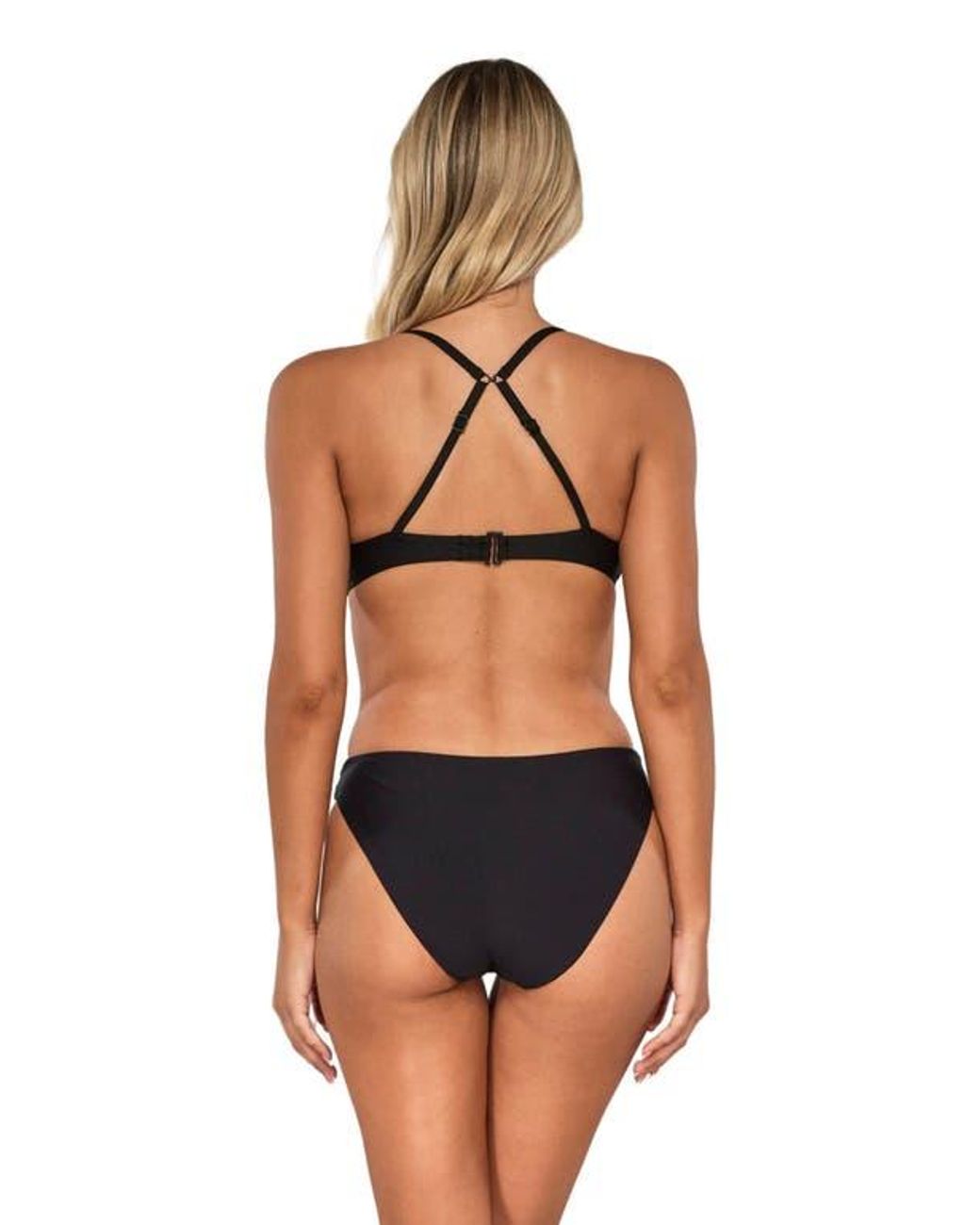 Swim Systems Brown Bonnie Bikini Swimsuit Top