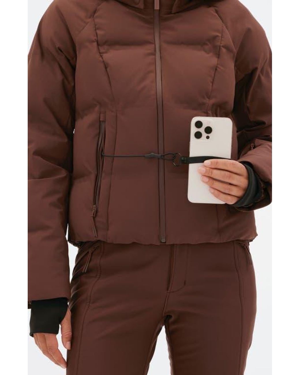 Halfdays Brown Georgie Puffer Jacket