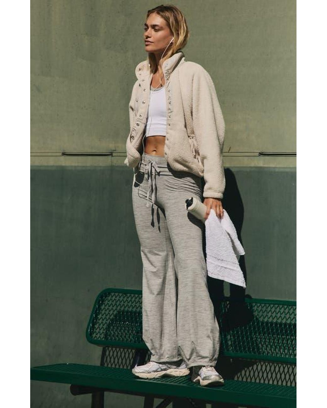 Free People Gray Fp Movement Quick Step Joggers