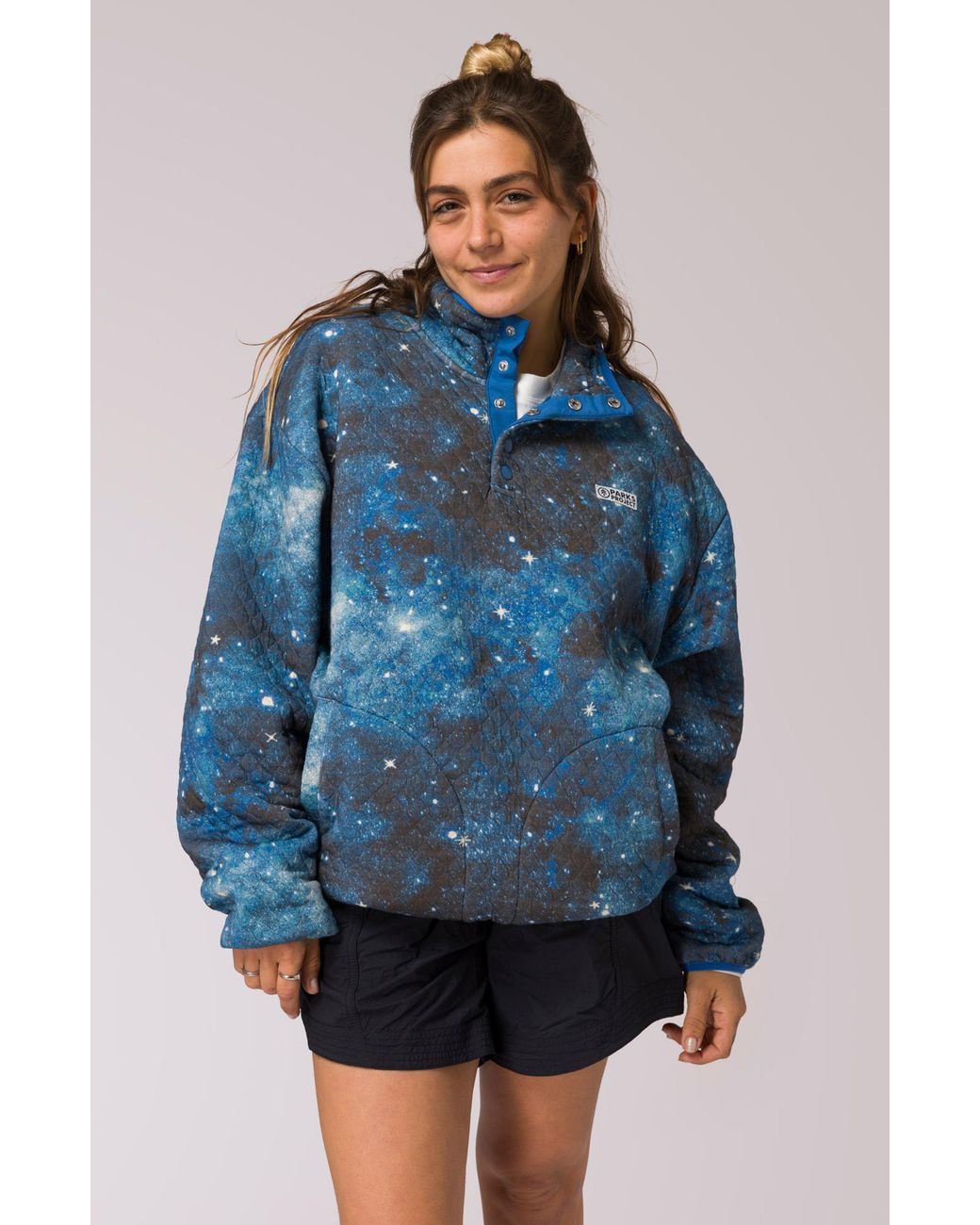 Parks Project Blue Joshua Tree Quilted Pullover