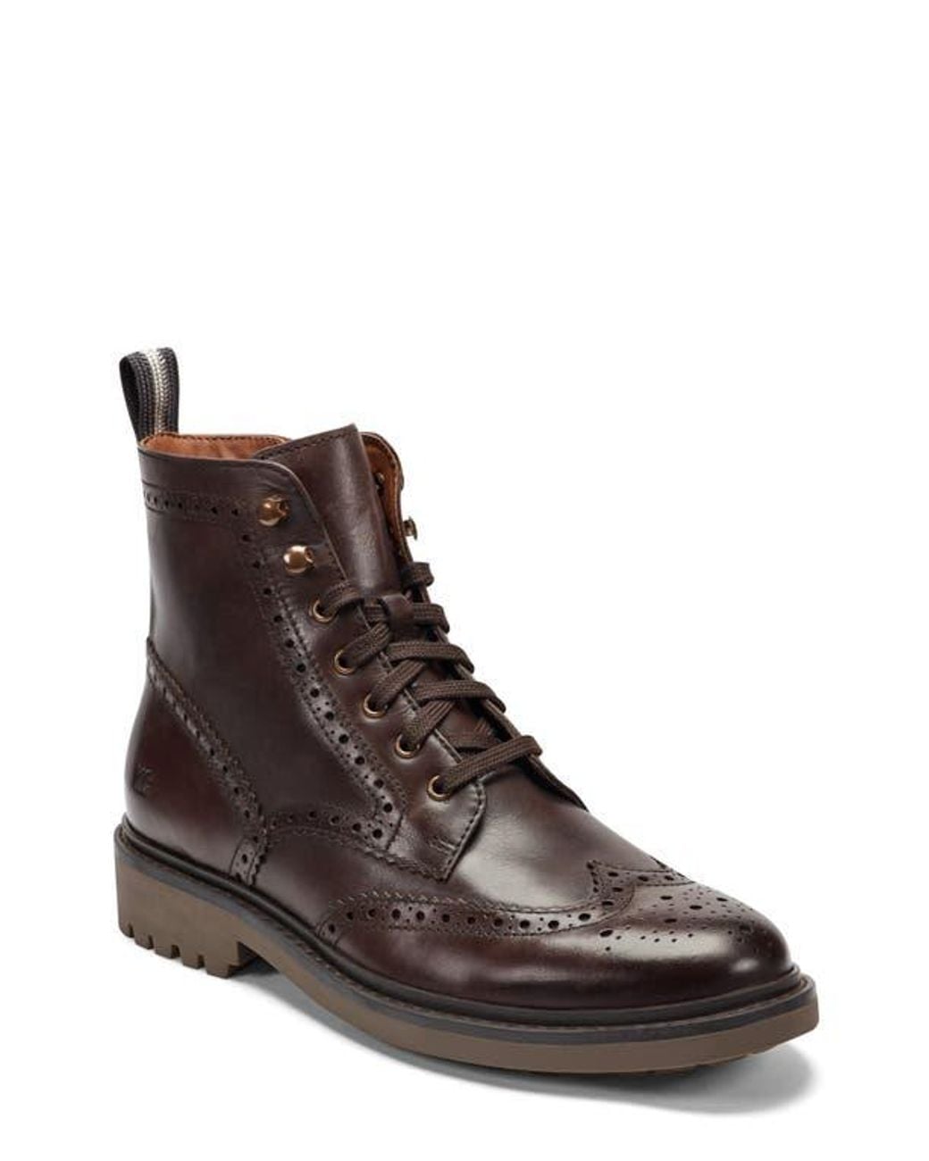 Kenneth Cole Brown Todd Wingtip Boot for men