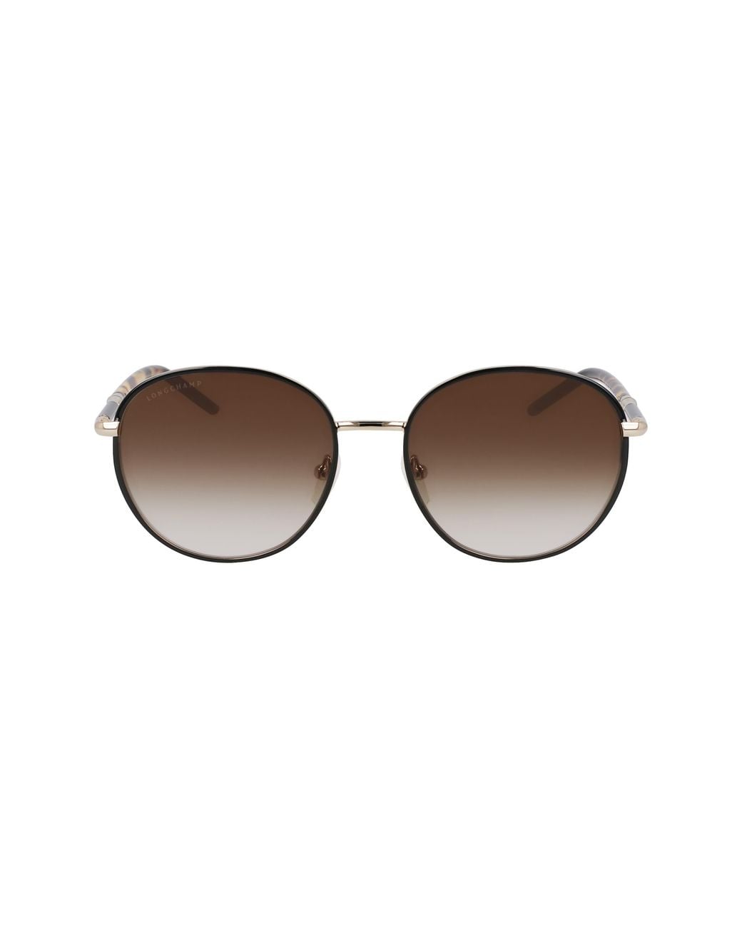 Longchamp Brown 53Mm Gradient Round Sunglasses