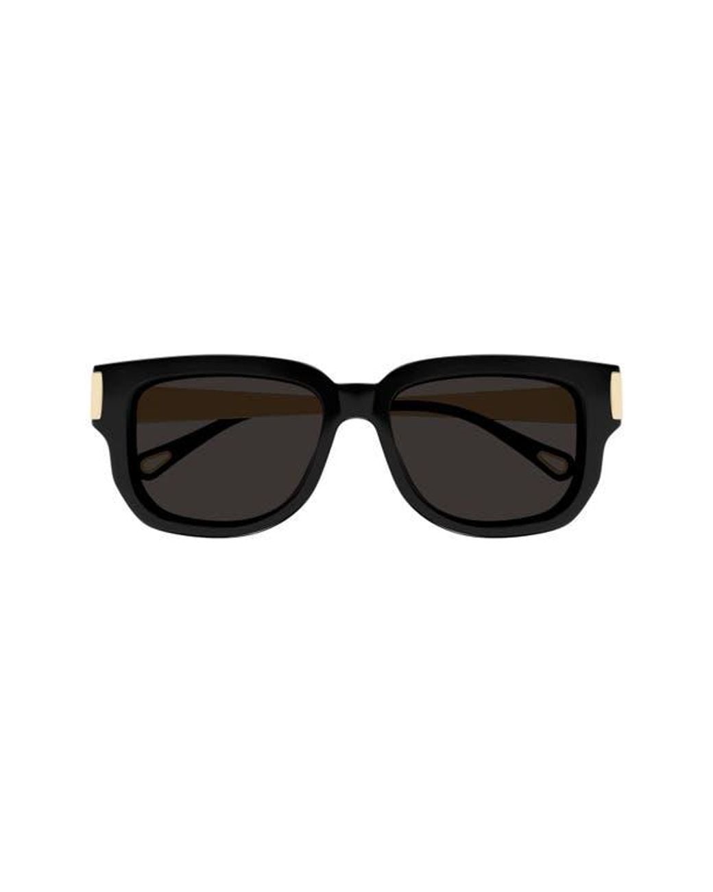 Chloé Black 54Mm Rectangular Sunglasses