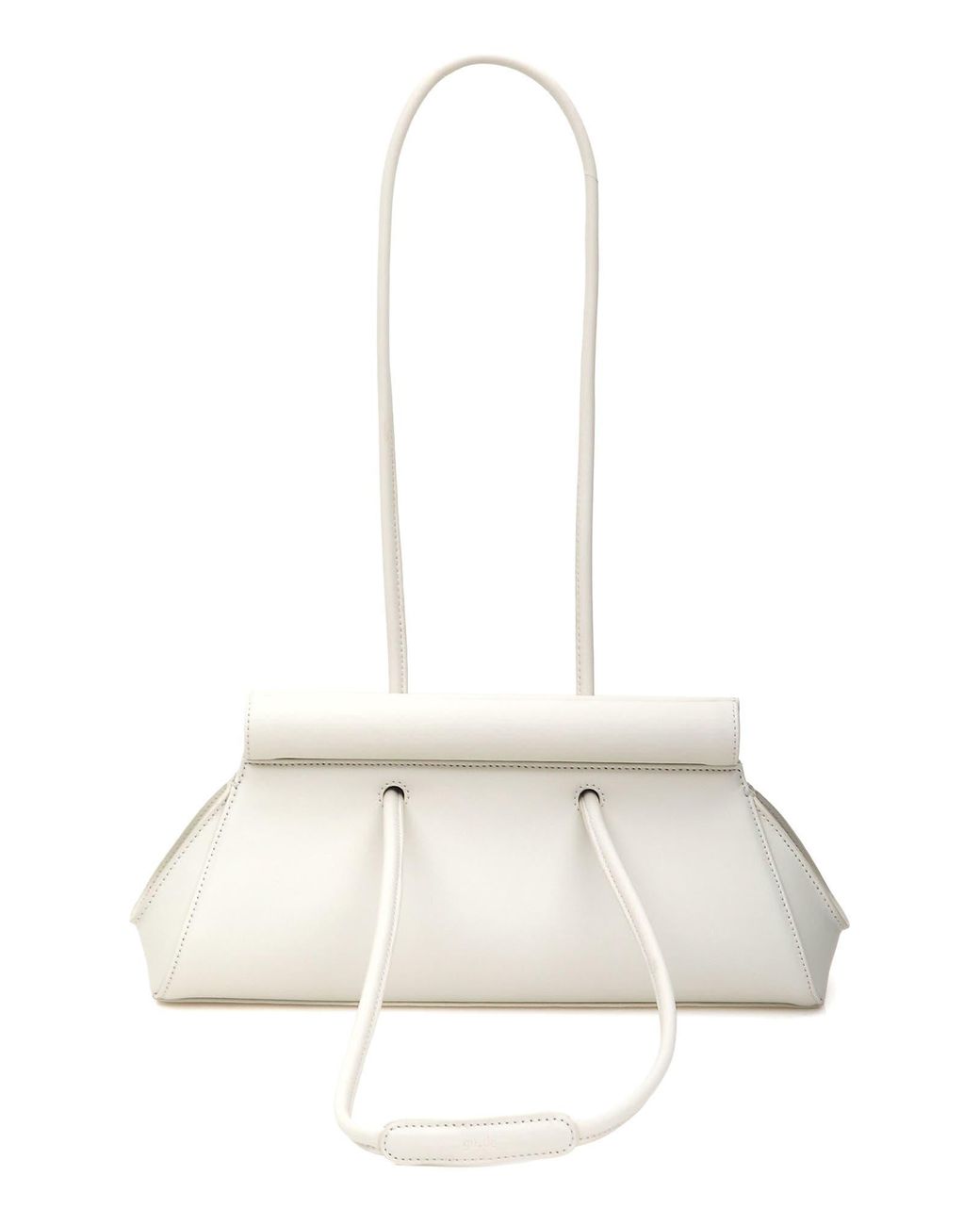 Gu de Carrie Leather Bag in White | Lyst