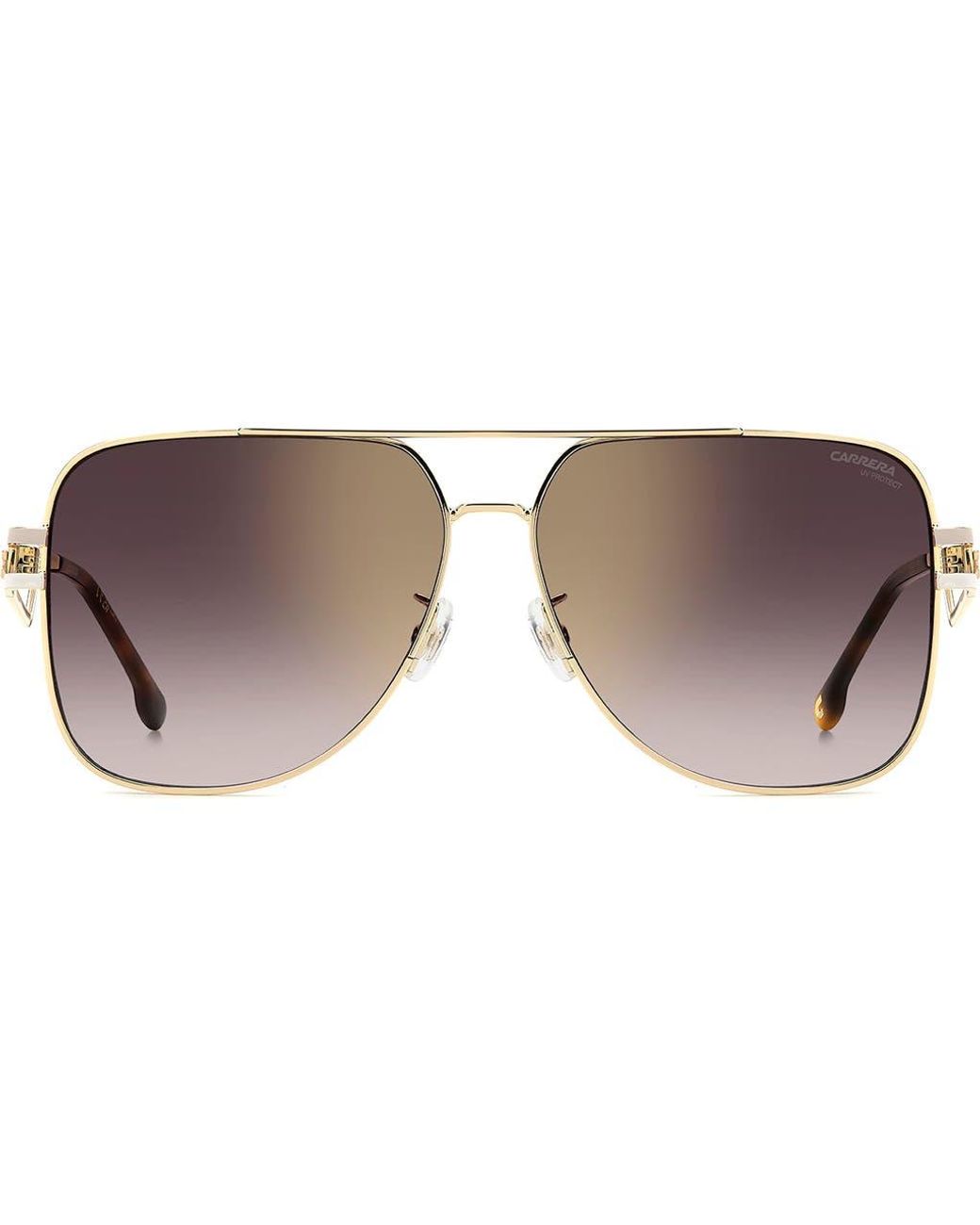 Carrera Brown 63Mm Oversize Square Sunglasses
