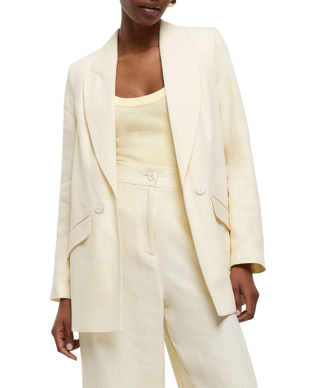 River island clearance longline blazer