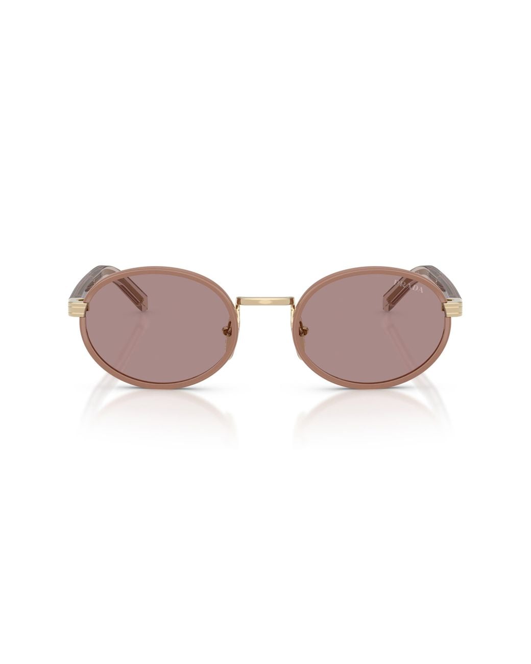 Prada Pink 52Mm Oval Sunglasses