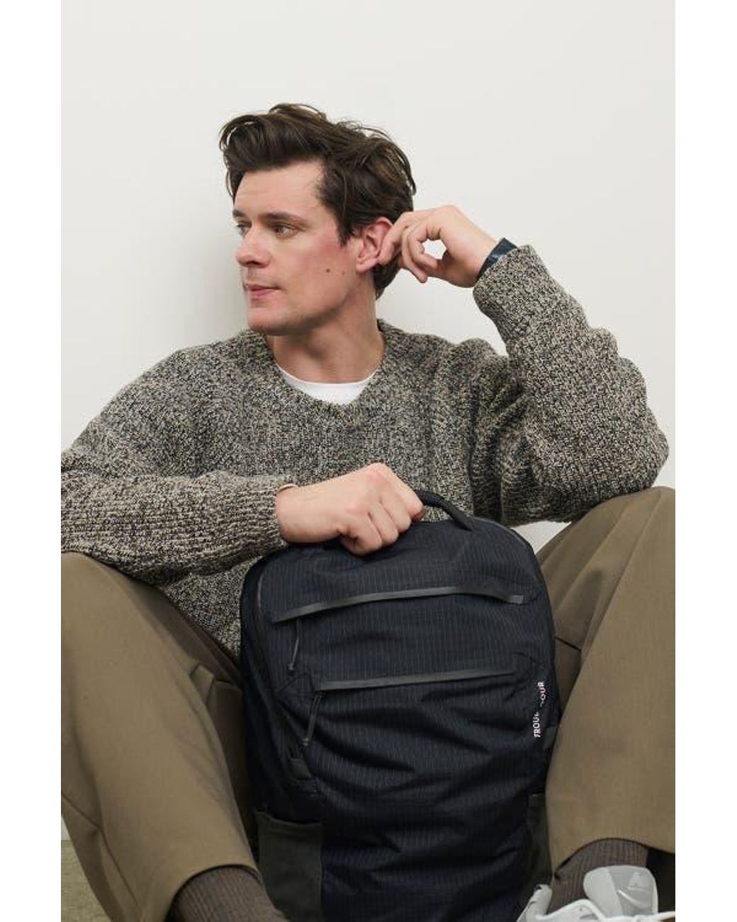 Troubadour Black Elemental Backpack