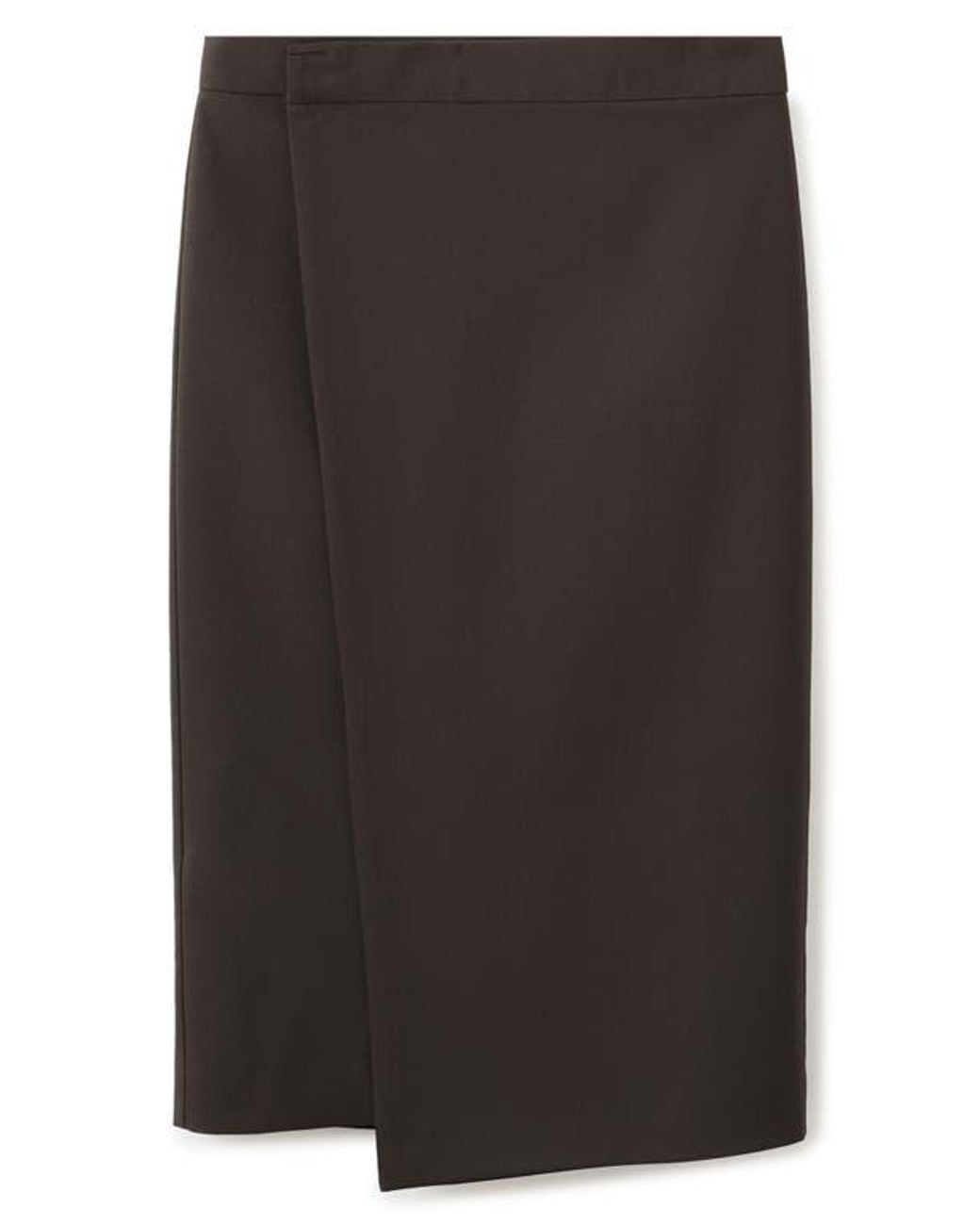 Mango Black Wrap Pencil Skirt