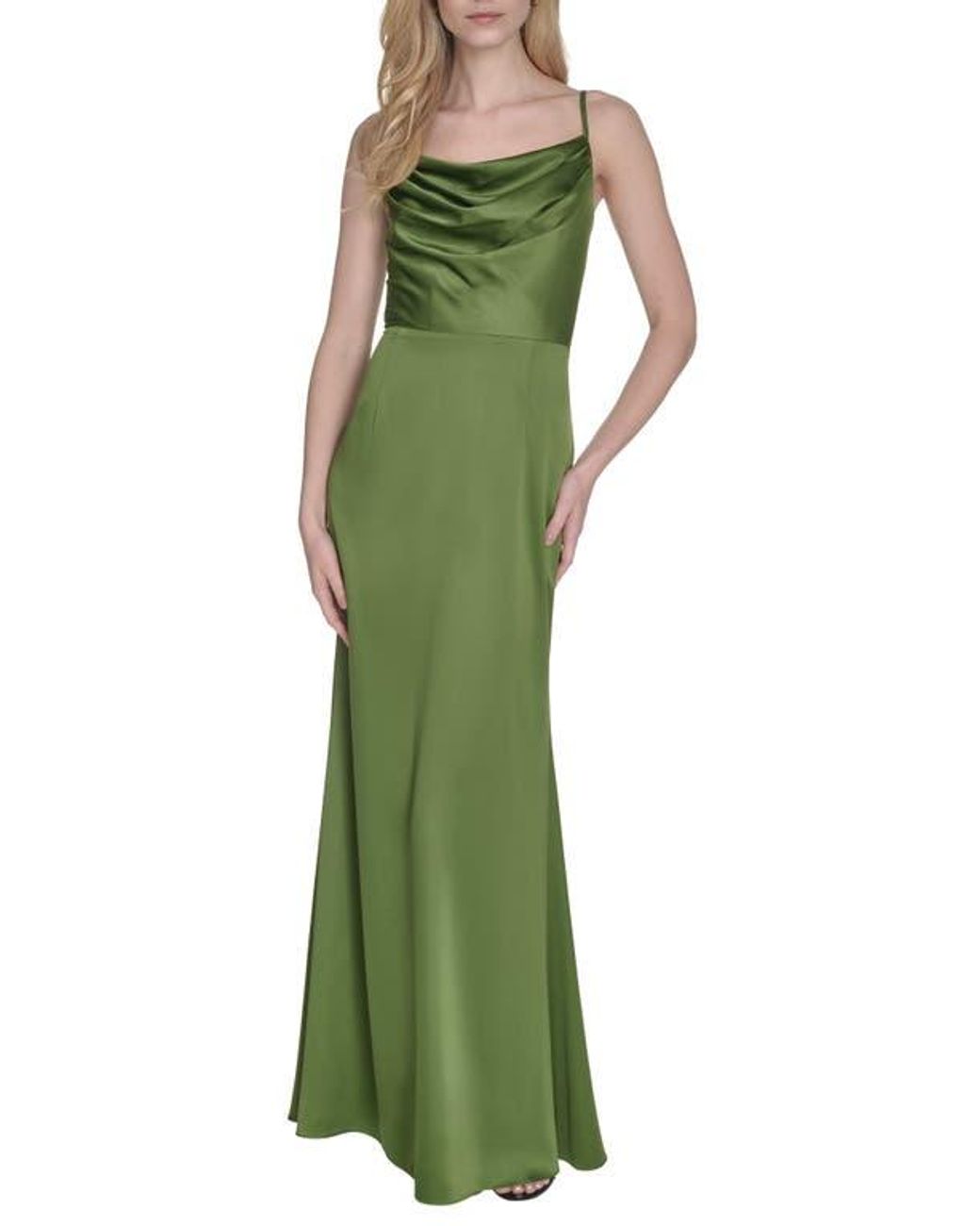 green emerald velvet dress VINCE CAMUTO GREEN DRESS SZ 16 – Best in Show Clothes main image 1
