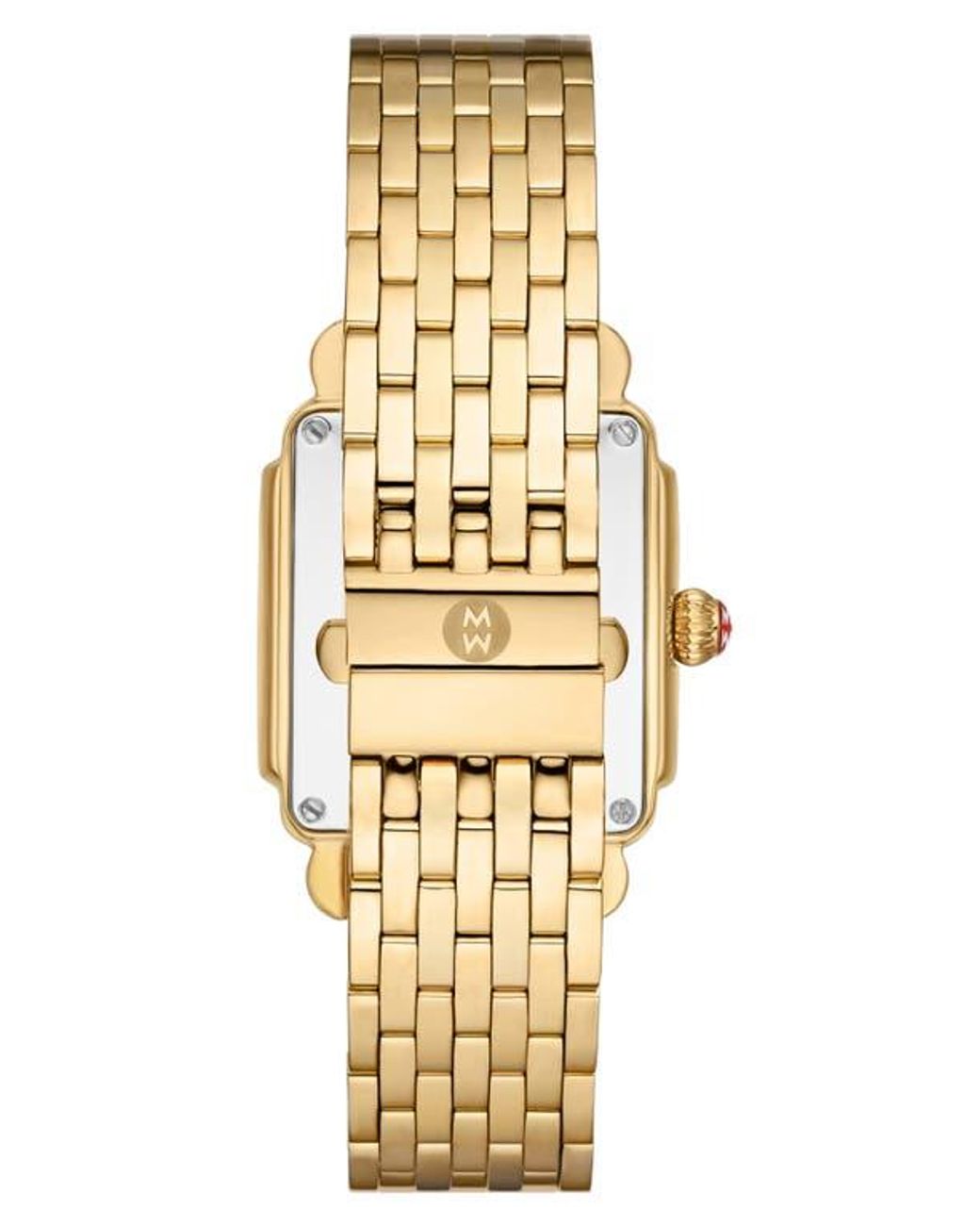 Michele Metallic Deco Mid Jubilee Limited Edition Diamond Pavé Chronograph Bracelet Watch, 29Mm X 31Mm