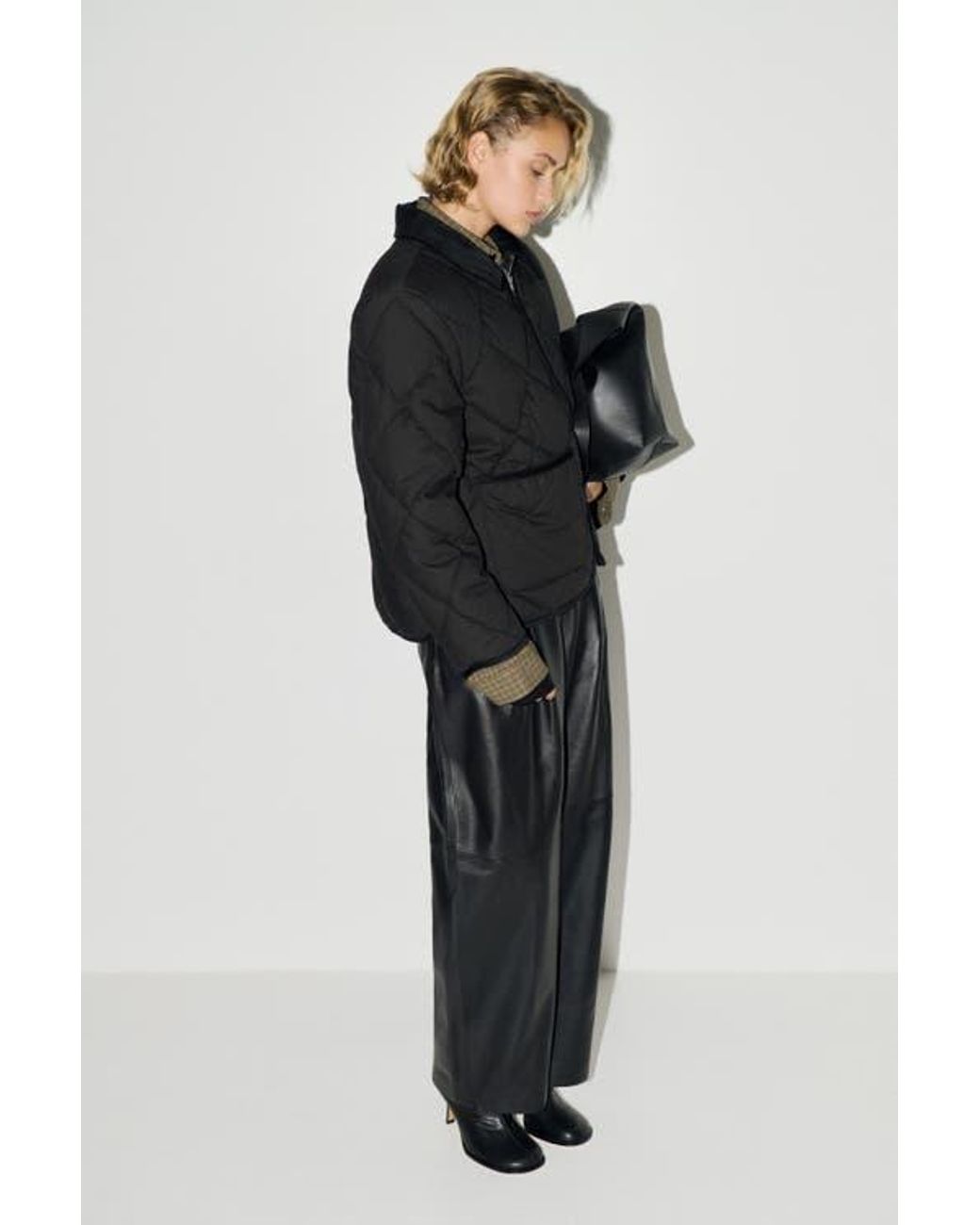 H&M Black Quilted Jacket