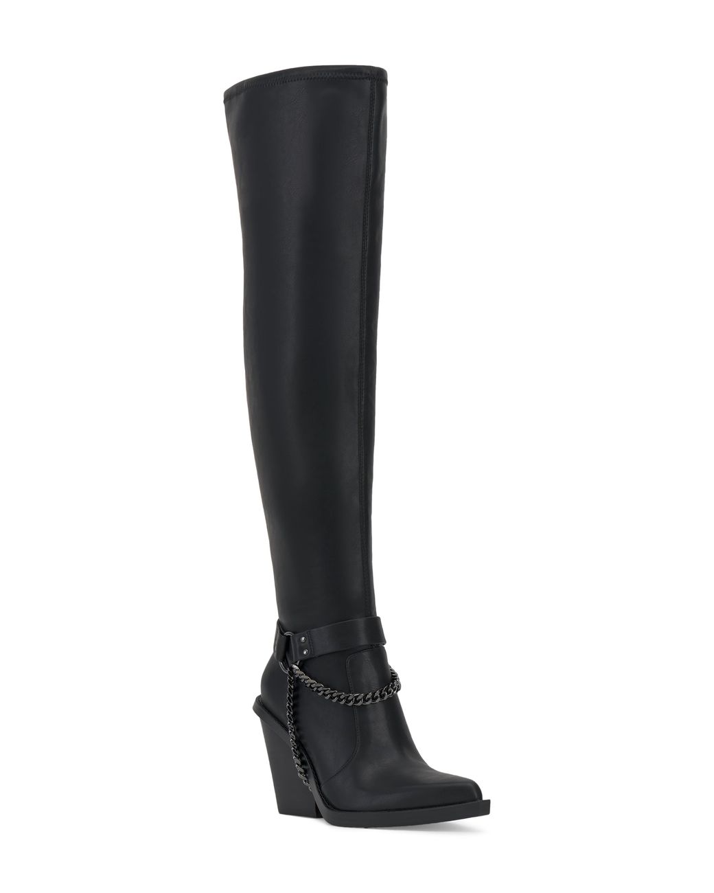 Jessica Simpson Langer Over The Knee Western Boot in Black Lyst
