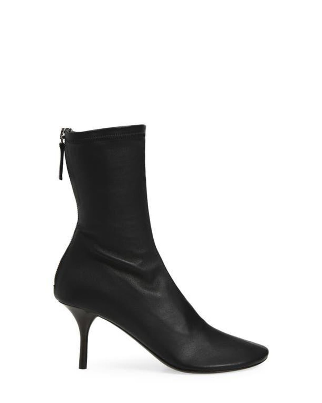 Acne Gray Back Tab Ankle Boot