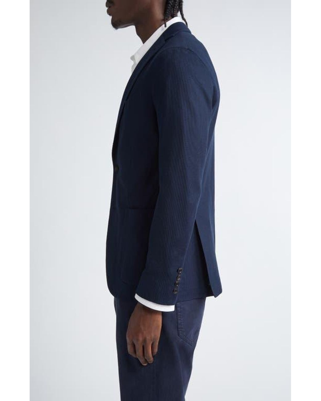 Boglioli K-Jacket Cotton Sport Coat in Blue for Men | Lyst