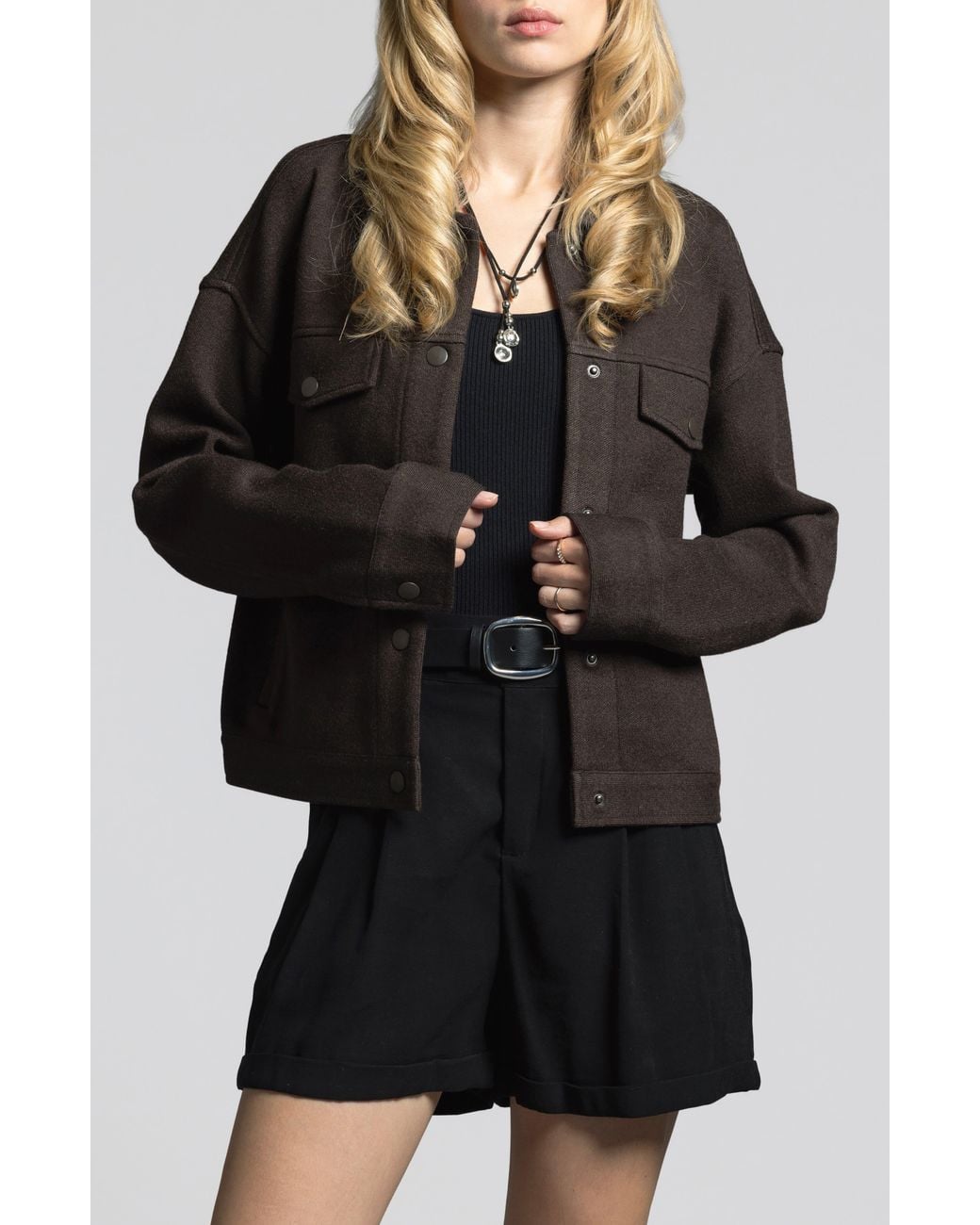 WEEKEND LOS ANGELES Black Abela Oversize Jacket