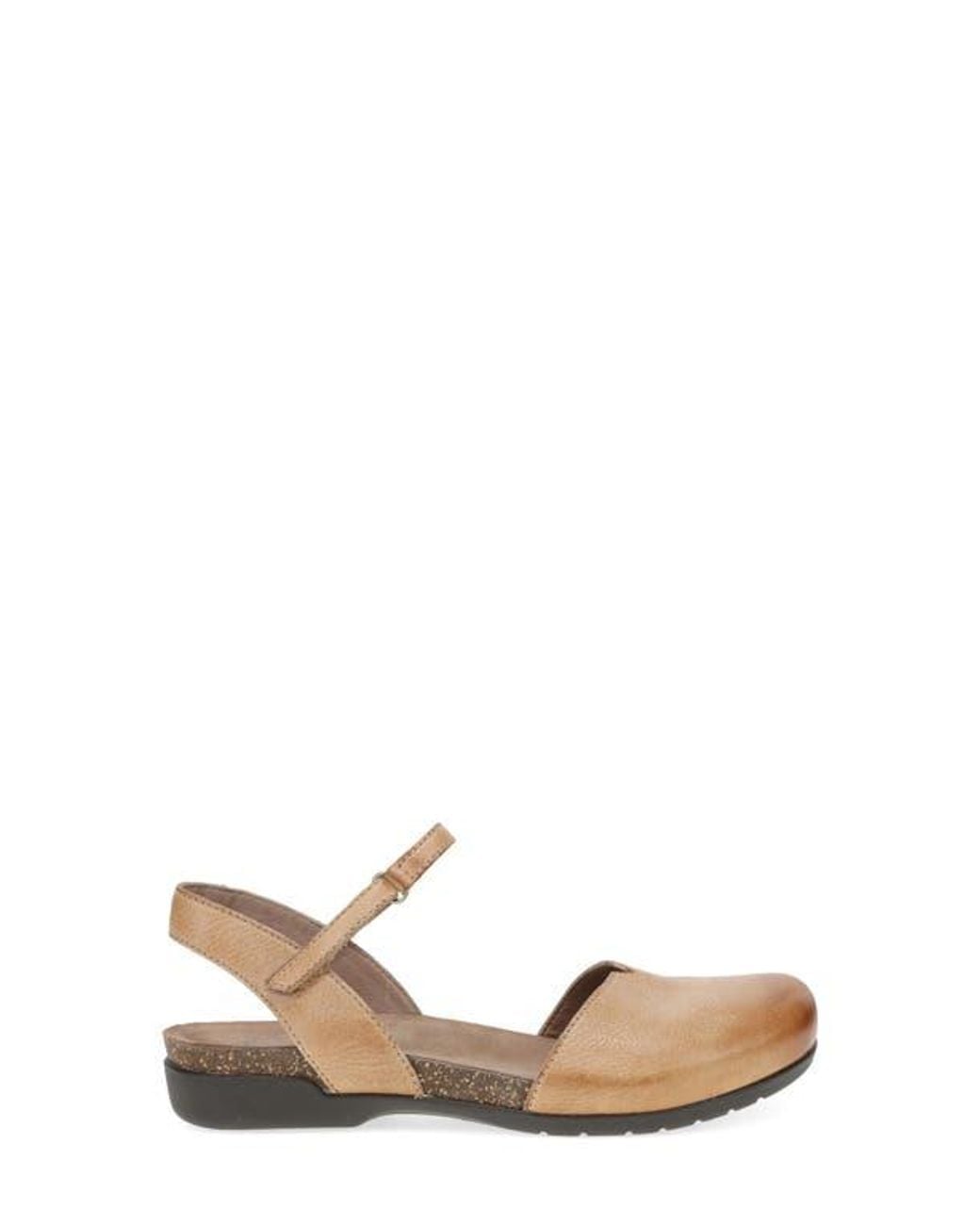 Dansko White Rowan Flat