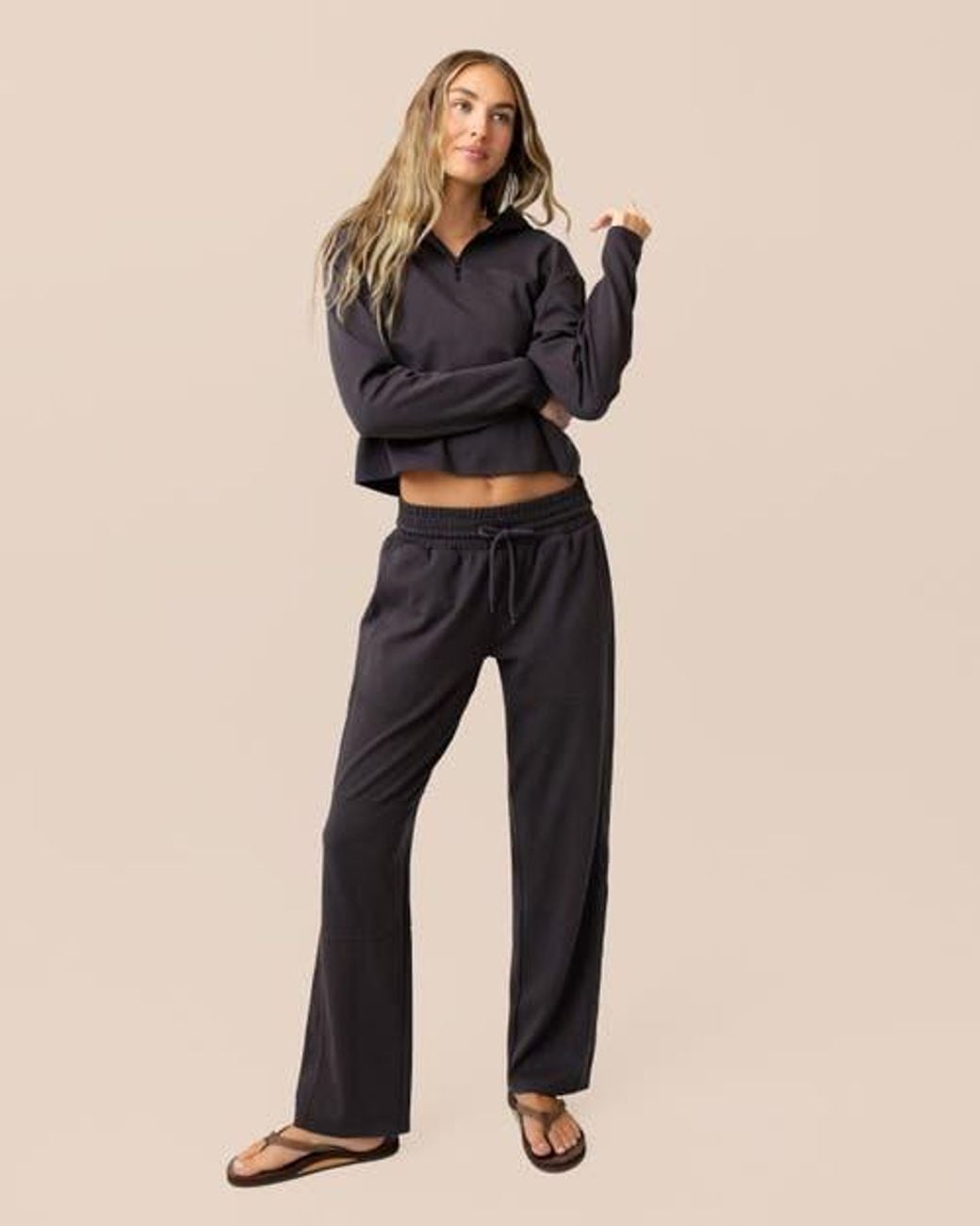 Nanis Natural Cloud Quarter Zip