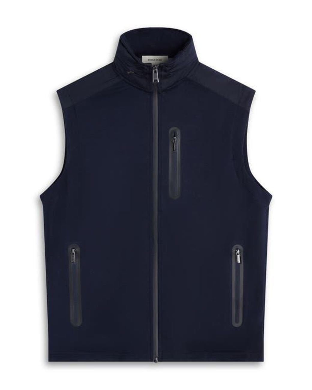 Bugatchi Blue Soft Touch Performance Knit Vest for men