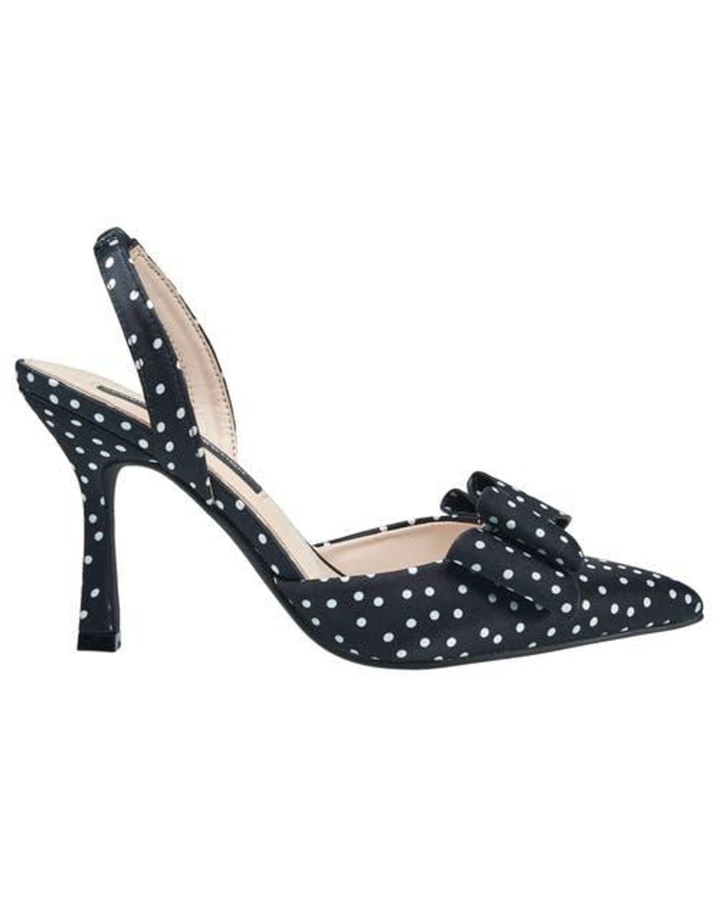 French Connection Blue Betti Bow Slingback Heel